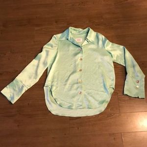 Nanushka silk button down